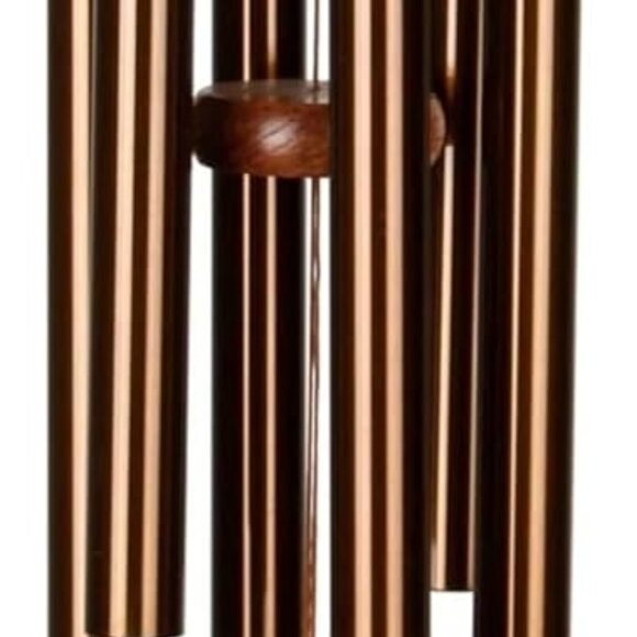 Woodstock Wind Chimes Amazing Grace Chime Medium 24'' Bronze Wind Chime Inspirat - Picture 1 of 8